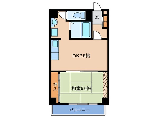 武村ハイツの物件間取画像